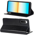Cu clapetă pentru Sony Xperia 1 IV, Wallet, negru