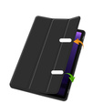 Husă pentru Samsung Galaxy Tab S10 Lite / S10 FE / S9 FE, Smartcase cu spațiu pentru stylus, negru