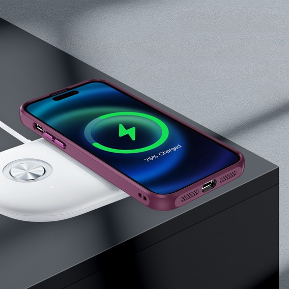 Husă pentru iPhone 14 Pro Max, ERBORD Impact Guard, MagSafe, maroon