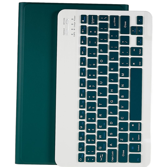 Carcasă + tastatură Lenovo Tab M10 Plus Gen 3 TB-125F TB-128F, verde închis