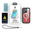Husă impermeabilă IP68 pentru iPhone 15 Pro, SHELLBOX MagSafe, negru