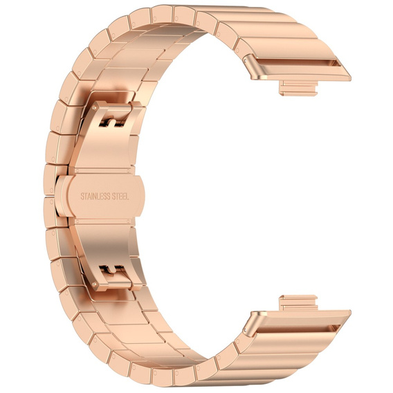 Brățară din oțel pentru Huawei Watch Fit 4 / 4 Pro / 3, roz