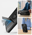 Carcasă blindată pentru iPhone 16 Pro Max, Dexnor CamProtect MagSafe, negru