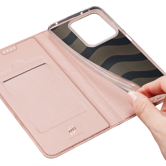 Dux Ducis Huse pentru Xiaomi Redmi Note 13 5G, Skinpro, roz rose gold