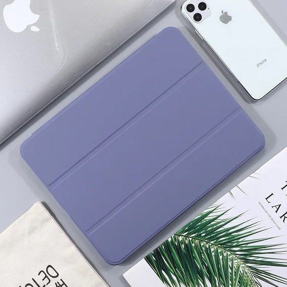 Husă pentru iPad Pro 11 2024, Smartcase cu spațiu pentru stylus, violet