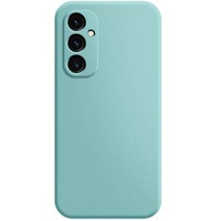 Husă pentru Samsung Galaxy A25, Silicone Lite, caz albastru + sticlă 9H