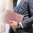 Carcasă cu clapetă pentru Huawei MatePad SE 10.4, tree, roz rose gold