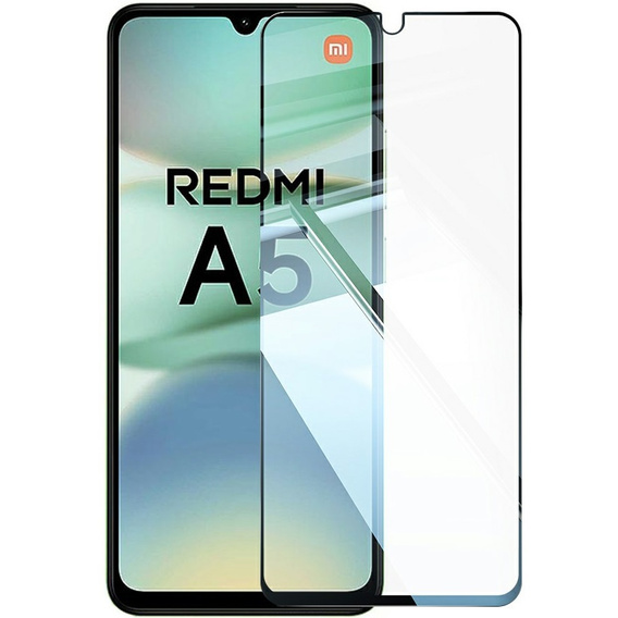 Sticlă călită 3D pentru Xiaomi Redmi A5, cadru negru