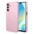 Manșon din silicon pentru Samsung Galaxy A17 5G, pentru MagSafe, roz