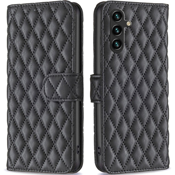 Cu clapetă pentru Samsung Galaxy A15, Wallet, BINFEN COLOR, negru