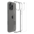 Carcasa Spigen pentru iPhone 16 Pro Max, Ultra Hybrid, transparentă + sticlă temperată 9H