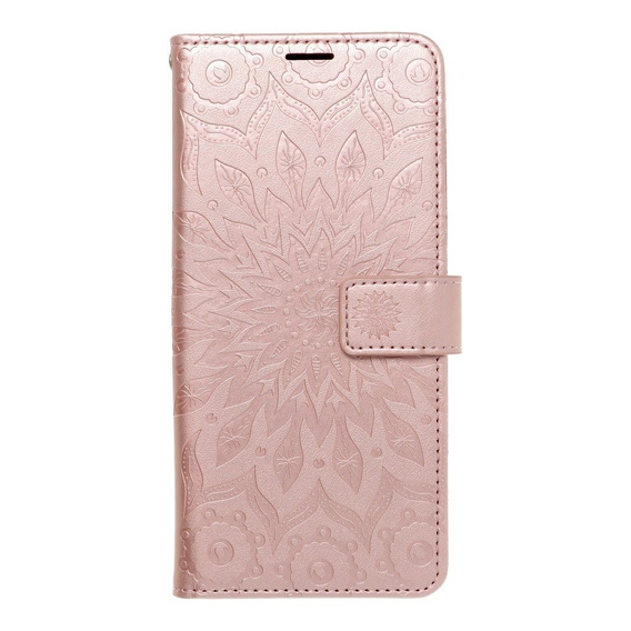 Cu clapetă pentru Samsung Galaxy A52 / A52s, Mandala, roz rose gold