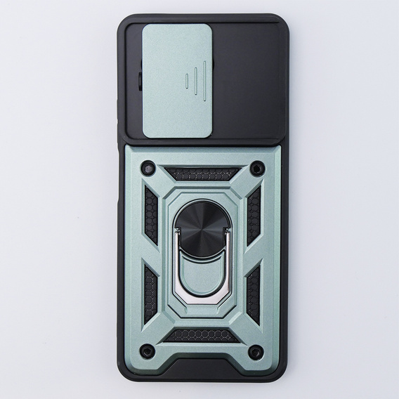 Husă blindată pentru Realme 11 5G, CamShield Slide, verde