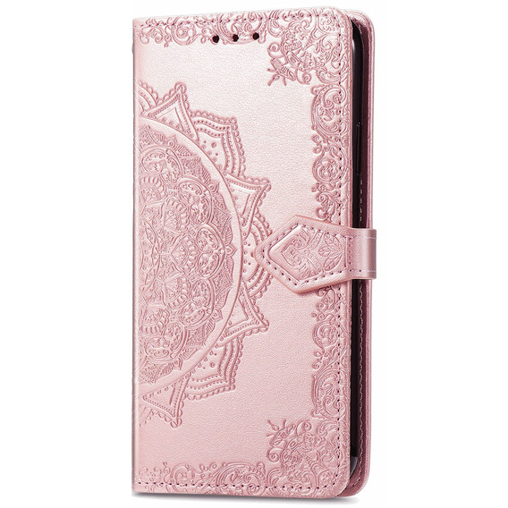 Cu clapetă pentru Samsung Galaxy A53 5G, Mandala Flower, roz