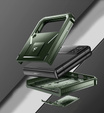 Husa blindată pentru Samsung Galaxy Z Flip 4 5G, Dexnor Clip Holder, verde