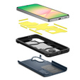 Carcasa Spigen pentru Samsung Galaxy A56 5G, Tough Armor Mag MagSafe, albastru închis + 9H Tempered Glass
