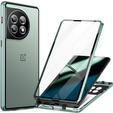 Husa pentru OnePlus 11 5G, Magnetic Dual Glass, verde