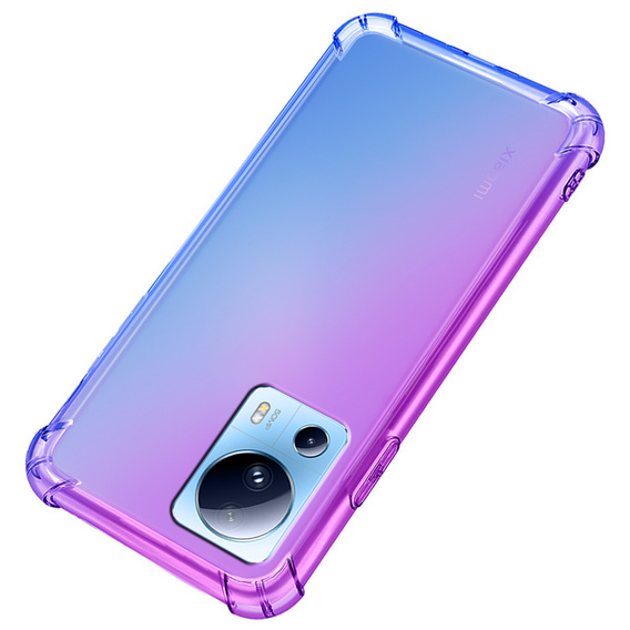 Husa pentru Xiaomi 13 Lite, Gradient Dropproof, Violet / albastru