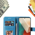 Cu clapetă pentru Xiaomi Redmi Note 13 5G, Mandala, albastru
