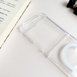 Huse pentru Samsung Galaxy Z Flip7 FE / Z Flip6, Dropproof MagSafe, transparentă
