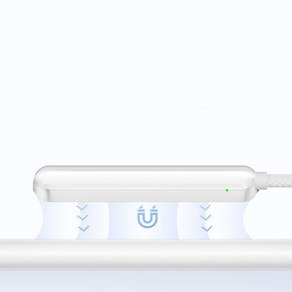 Cablu magnetic de încărcare USB-C pentru Apple Pencil (a doua generație), alb
