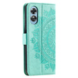 Cu clapetă pentru Oppo A17, Mandala, verde