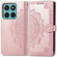Cu clapetă pentru Motorola Edge 60 / 60 Fusion, Mandala, roz