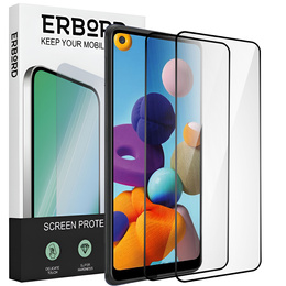2x sticlă ceramică ERBORD Hybrid Glass pentru Samsung Galaxy A21S