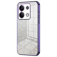 Husa pentru Xiaomi Redmi Note 13 5G, Glitter Case CamShield, violet