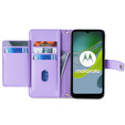 Cu clapetă pentru Motorola Moto G84 5G, Wallet Zipper Pocket, violet