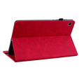 Husa pentru Samsung Galaxy Tab A7 Lite, Wallet Pen Slot, roșu
