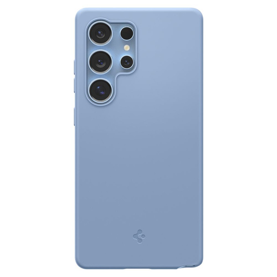 Carcasă Spigen pentru Samsung Galaxy S25 Ultra, Silicone Fit Mag, albastru + sticlă călită