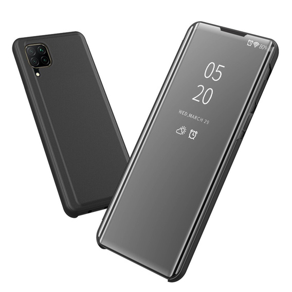 Huse pentru Huawei P40 Lite, Clear View, negru
