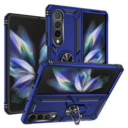 Husă blindată pentru Samsung Galaxy Z Fold 4 5G, Nox Case Ring, albastru