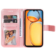 Cu clapetă pentru Xiaomi Redmi 13C / Poco C65, Mandala Flower, roz