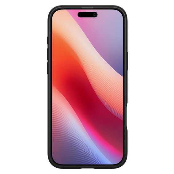 Carcasa Spigen pentru iPhone 16 Pro Max, Ultra Hybrid, transparent / negru + sticlă temperată 9H