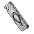 Carcasa iPhone 16e, Glittery Magnetic Kickstand, negru