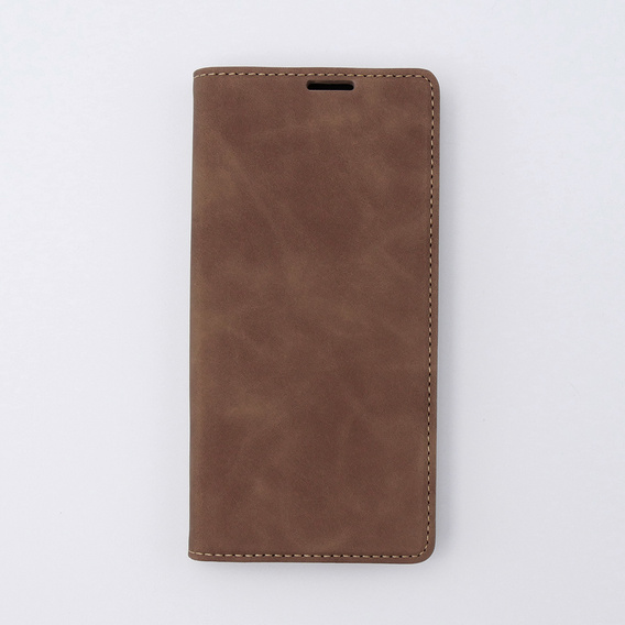 Husă pentru Oppo A78 4G, ERBORD Vintage, portofel cu clapetă, cafea
