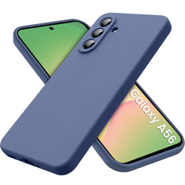 Husa pentru Samsung Galaxy A56 5G, Silicone Lite, albastru închis