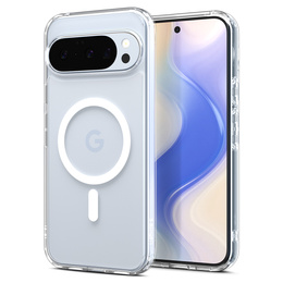 Carcasă Spigen Ultra Hybrid MagSafe pentru Google Pixel 10 Pro XL, transparentă/albă
