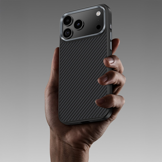 BENKS Kevlar Armor PRO Carbon Fiber 600D A069 carcasă pentru MagSafe pentru iPhone 17 Pro