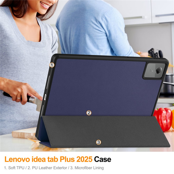 Husă Smartcase pentru tableta Lenovo Idea Tab Plus