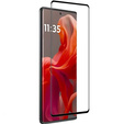 Sticlă călită 3D pentru Motorola Moto G85, cadru negru