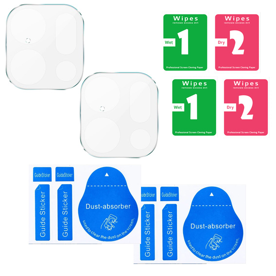 2x Protector de ecran din sticlă temperată ERBORD pentru Oppo Find X9