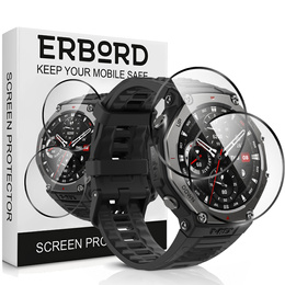 2x ERBORD Hybrid Glass pentru Amazfit T-Rex 3