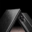 QIALINO Husă de portofel din piele cu clapetă pentru Samsung Galaxy S24 Ultra