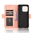 Cu clapetă pentru Motorola Edge 60 / 60 Fusion, Card Slot, roz