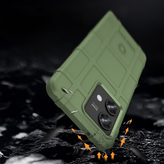 Huse pentru Motorola Edge 40 Neo, Rugged Shield, verde