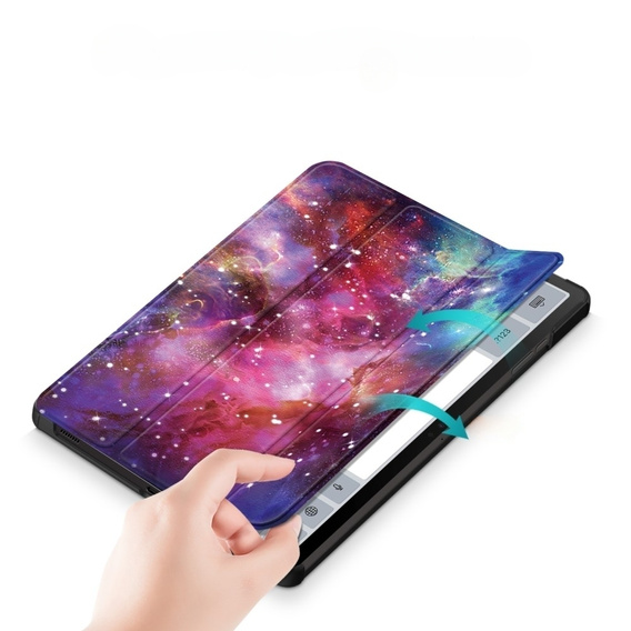 Huse pentru Samsung Galaxy Tab S9, Smartcase Hybrid Pen Slot, galactic