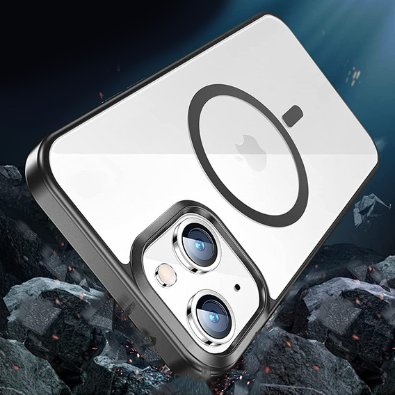 Huse pentru iPhone 14, ERBORD Hybrid MagSafe Case, negru